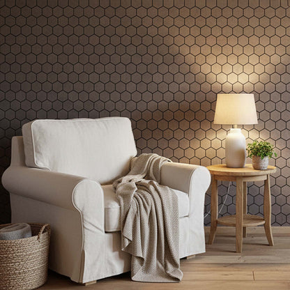 Kuusnurksete pähkli paneelide paigaldus, peened varjuread loomulikule sügavusele