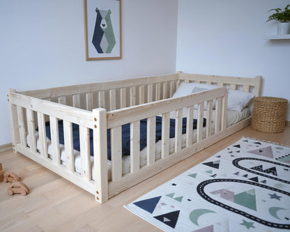 Montessori Põrandavoodi puidust