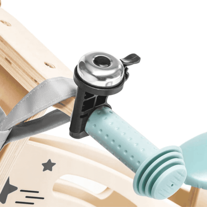 Puidust laste tasakaalu-/jooksuratas – sinine – roosa