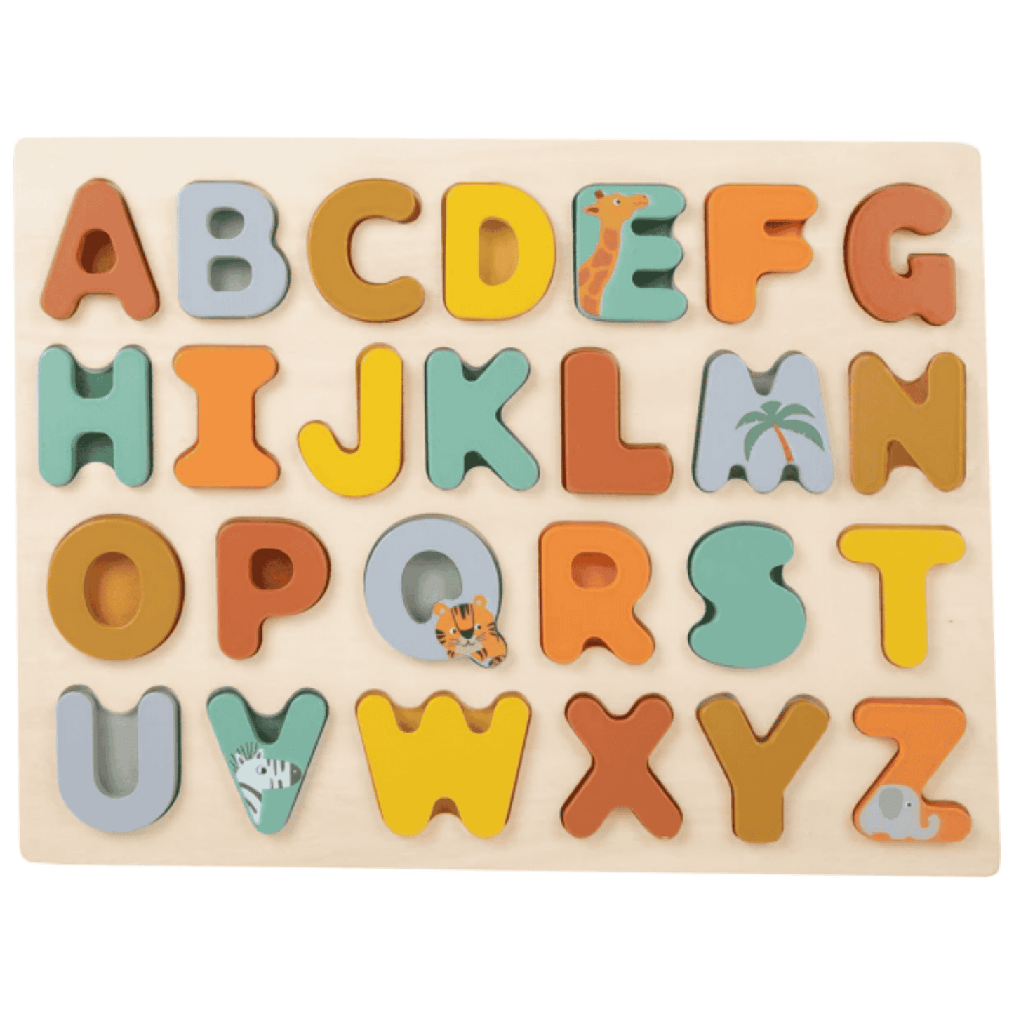 Puidust tähestiku puslelaud