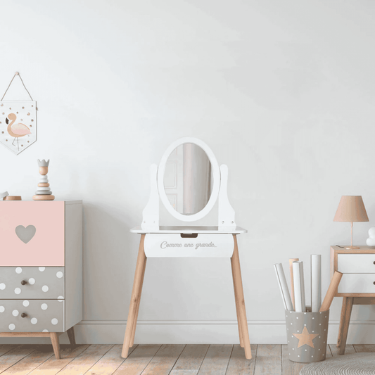 Laste puidust tualettlaud