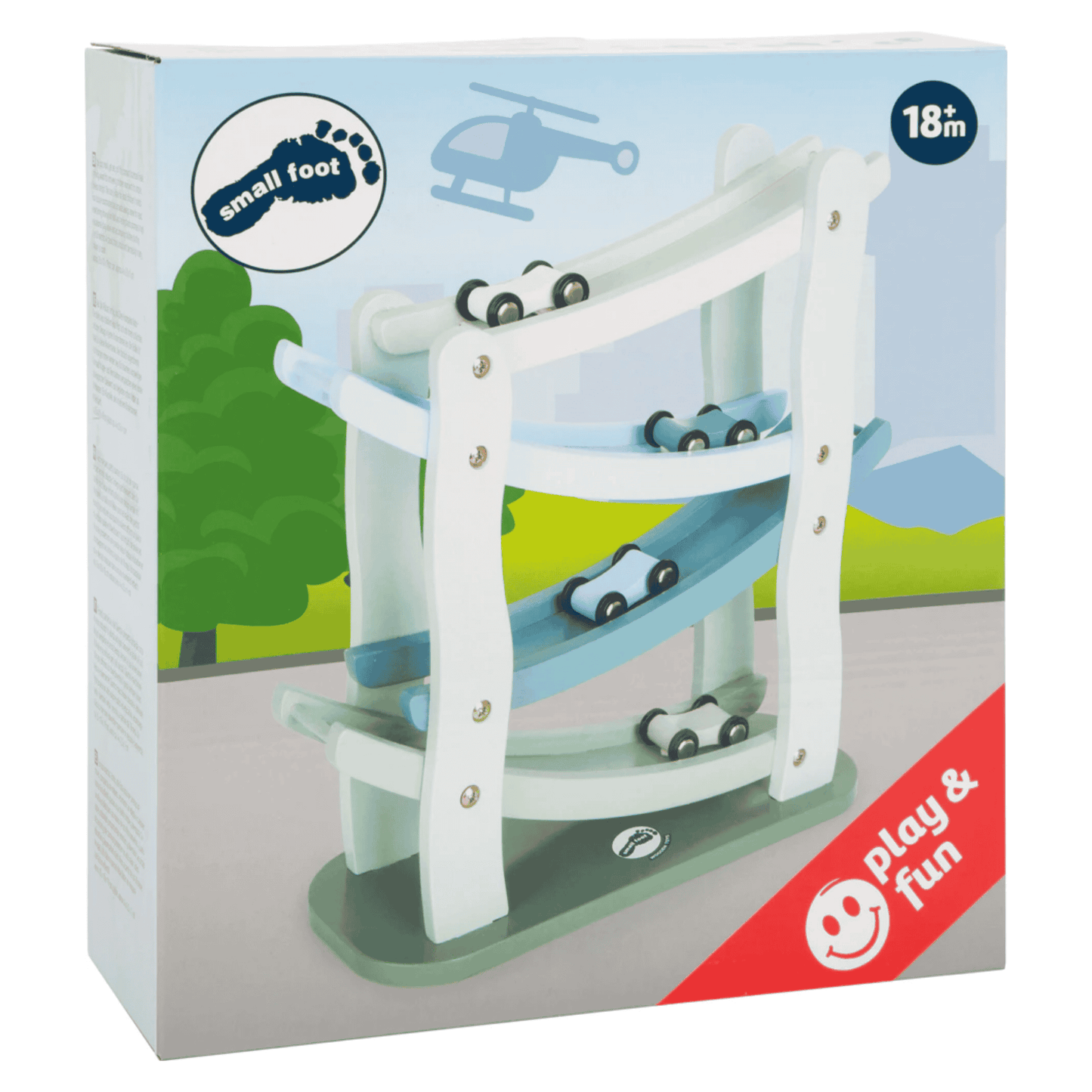 Puidust võidusõiduautode kaldtee