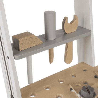 Laste töötuba 3-ühes puidust tööriistadega - ideaalne komplekt!